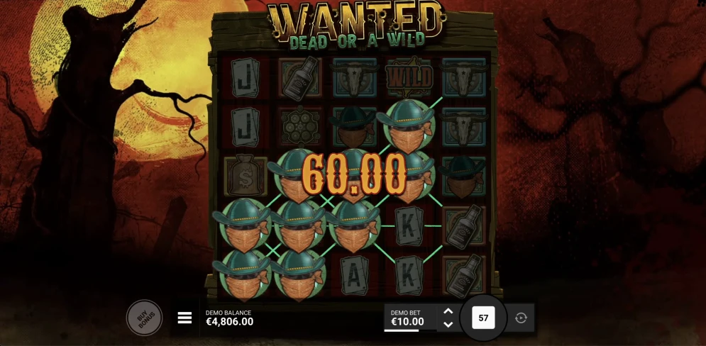 Wanted Dead Or A Wild Slot